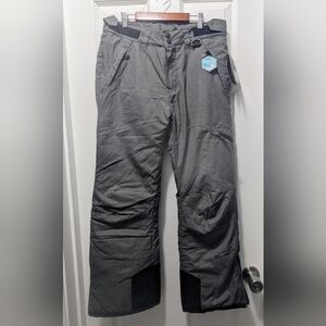 AQ Arctic Quest Unisex Youth Size L (14-16) Insulated Ski & Snow Pants Gray New